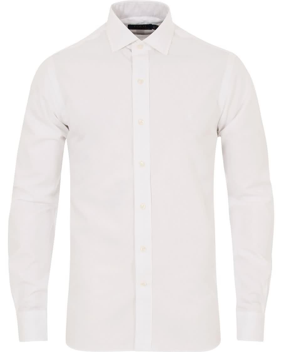 polo ralph lauren custom fit estate shirt white Trendy n0btz